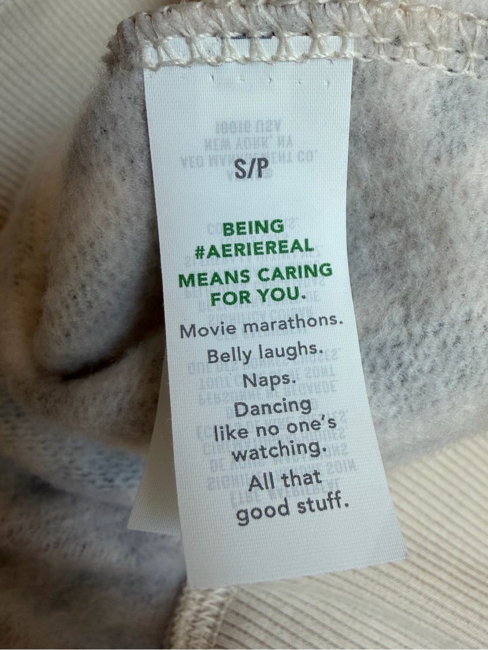 NWT Aerie Go-To Sweatshirt Neutral Leopard Print Oversized Size Small - Picture 13 of 16